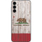 California Flag Dark Wood Galaxy A14 5G Skin